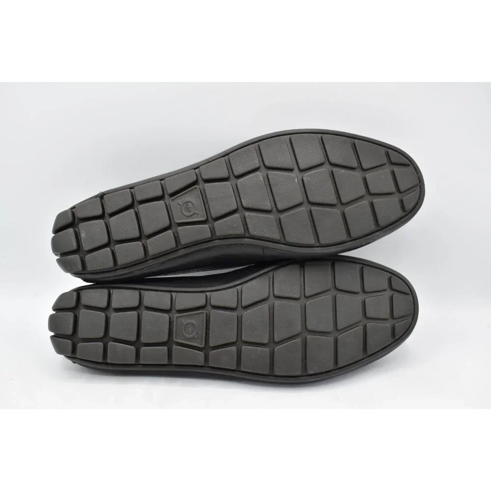 Born Mens Size 11 Liam‎ Black Full Grain Leather Slip On Loafers Shoes